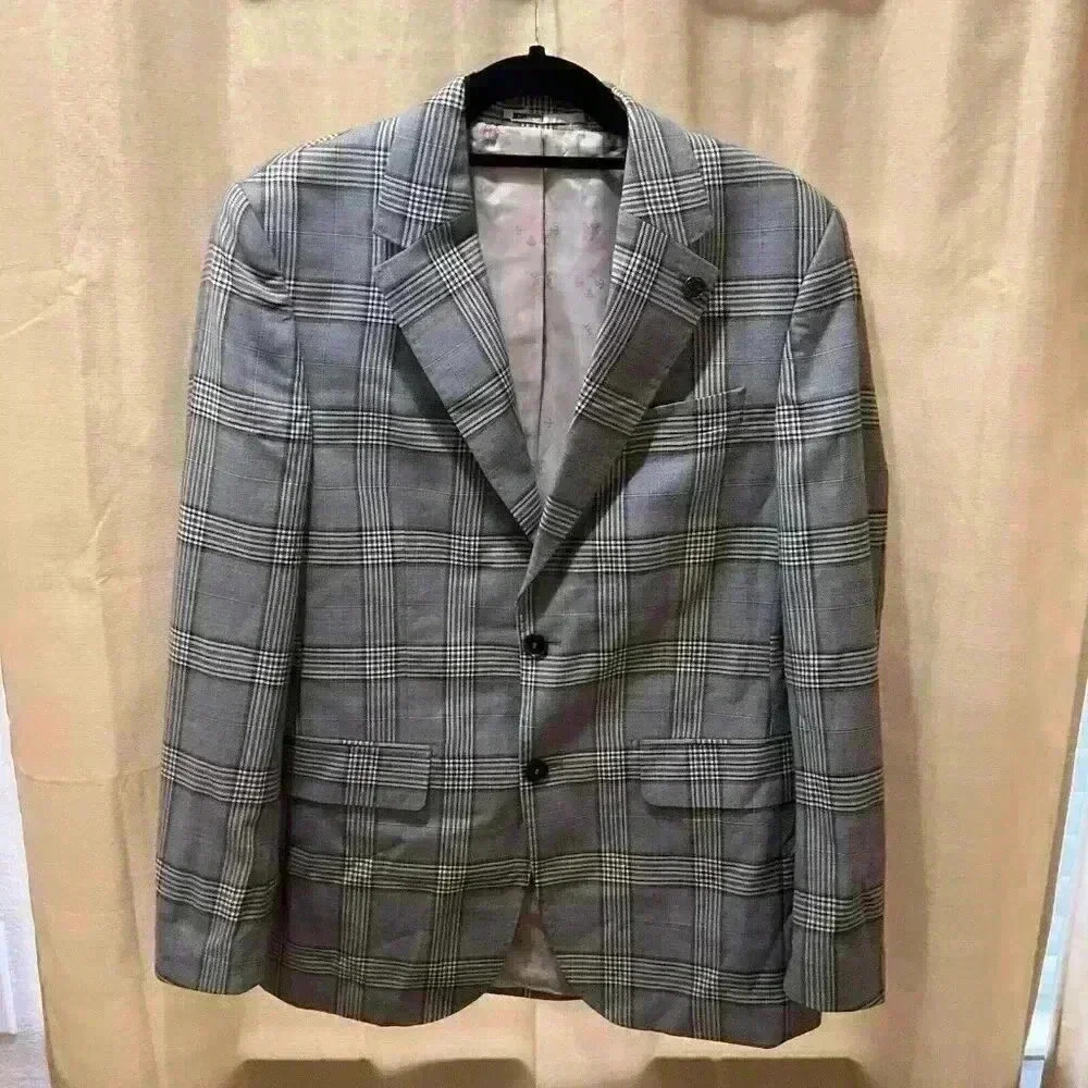 Damat Marzotto Plaid Blazer Regular 38